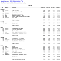 nutrition personal training plan meal right isometric